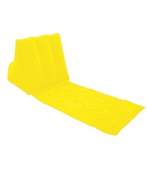 Wicked Wedge opblaasbaar loungekussen - geel