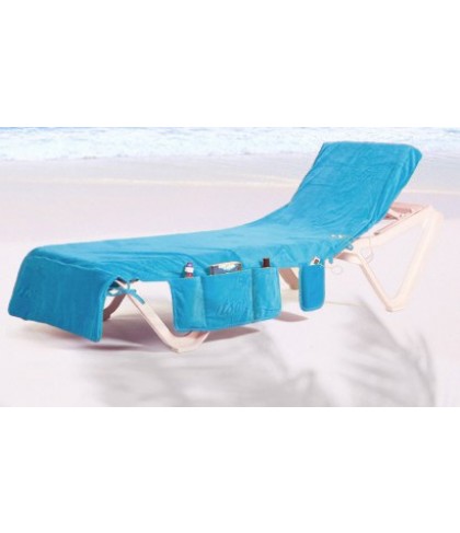 ITSA strandlaken voor op een strandbed TURQUOISE