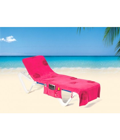 ITSA strandhandoek voor een strandbed - Roze